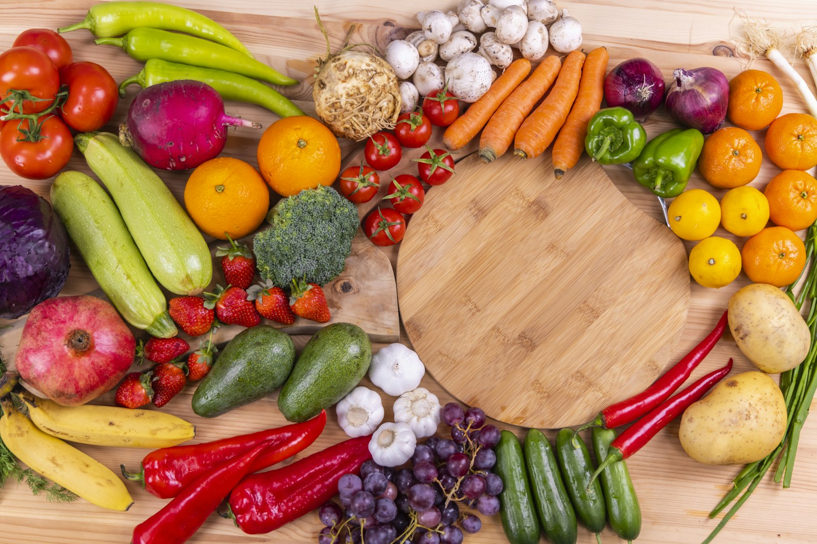 Fresh produce prepared for shipment
